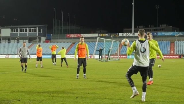 Už nederamą elgesį – griežta nuobauda: lietuviai su serbais žais tuščiame stadione
