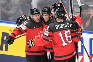 Kanadiečiai užtikrintai nugalėjo čekus ir žais pasaulio čempionato finale