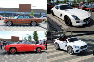 „Mersedesų“ šventėje Vilniuje žibėjo unikalus 190 SL kabrioletas