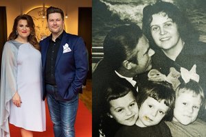 Sveikindamas su Tėvo diena Merūnas Vitulskis pasidalino skaudaus likimo savo šeimos nuotrauka