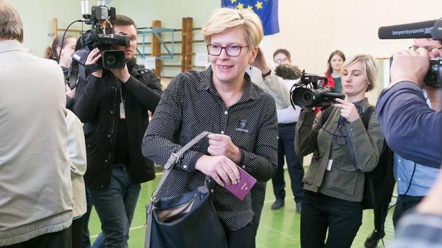 Ingrida Šimonytė balsavo prezidento rinkimuose 