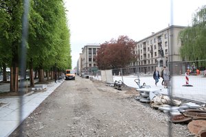 Sankryžoje su Laisvės alėja eismo apribojimai ilgai užsibus 