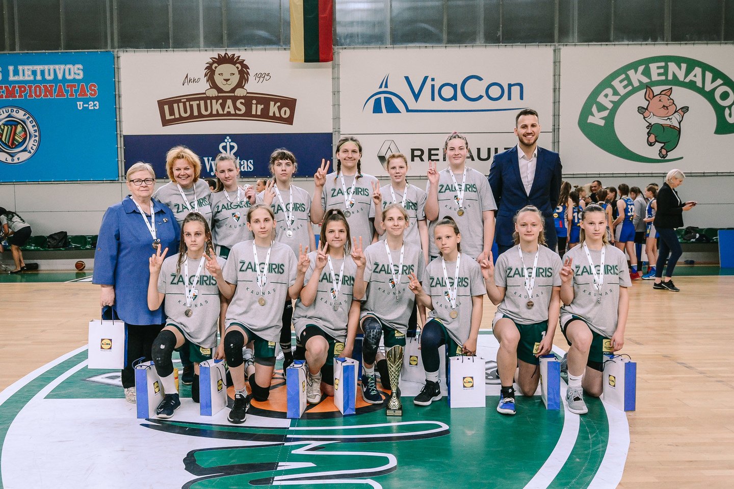  Kaune vyko MKL merginų U14 čempionatas.<br> L.Šilkaičio nuotr.
