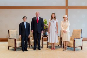 D. Trumpas tapo pirmuoju užsienio lyderiu, susitikusiu su naujuoju Japonijos imperatoriumi