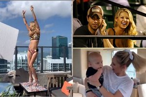 Enrique Iglesiaso vaizdo įrašas su dvyniais ištirpdė gerbėjų širdis