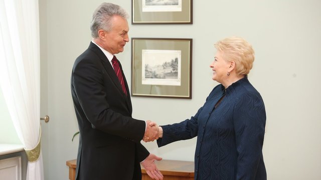 Dalia Grybauskaitė po susitikimo su Gitanu Nausėda: „Jaučiu pareigą padėti“
