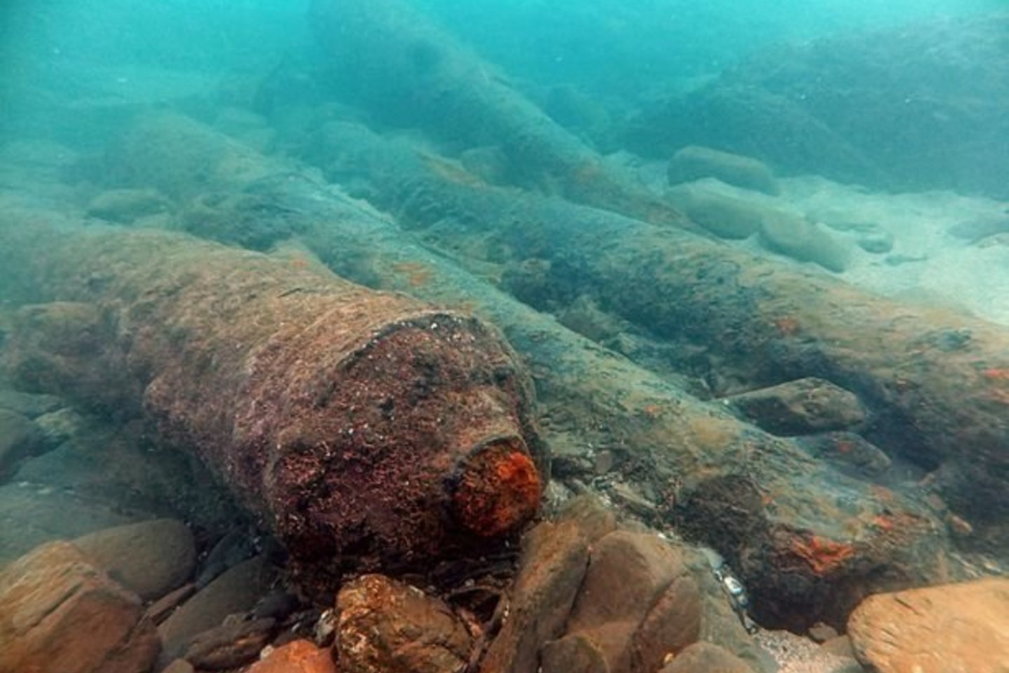 Sudužęs „Schiedam“.<br> R. Felce'o nuotr.