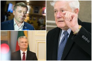 V. Adamkus pažėrė patarimų G. Nausėdai ir pamokė R. Karbauskį: tai nepriimtina