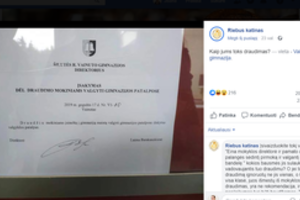 Internautus stulbina naujas draudimas Šilutės mokykloje – sunku ir įsivaizduoti