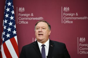 M. Pompeo: „Huawei“ yra Kinijos valdžios instrumentas