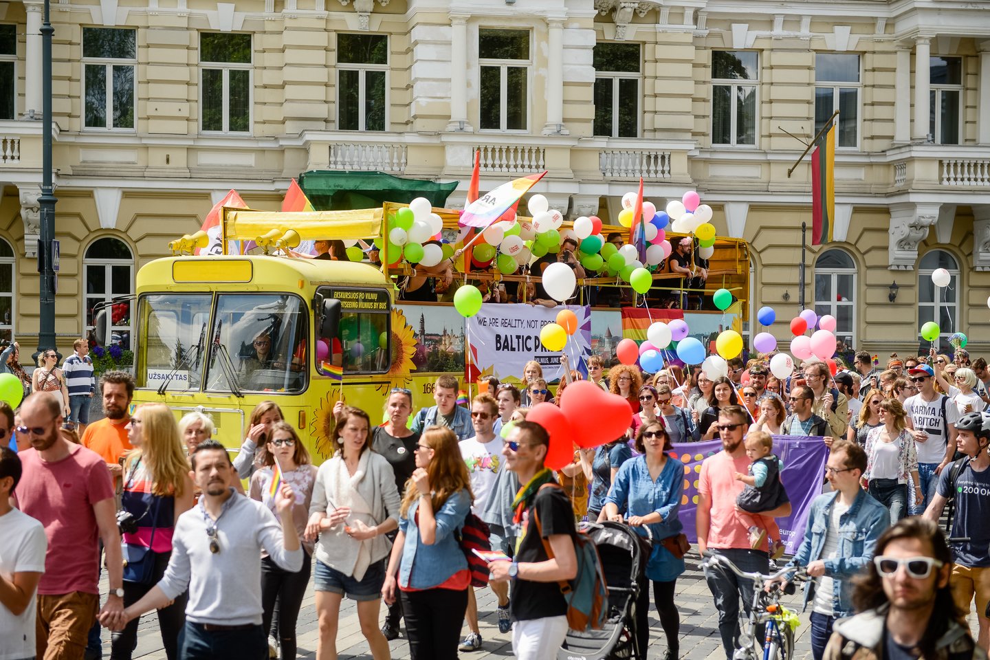 Birželio 8-ąją vyks ketvirtosios LGBT bendruomenės ir palaikančių asmenų eitynės „Už lygybę“ Vilniuje vyks ketvirtąjį kartą.<br>J.Stacevičiaus nuotr.