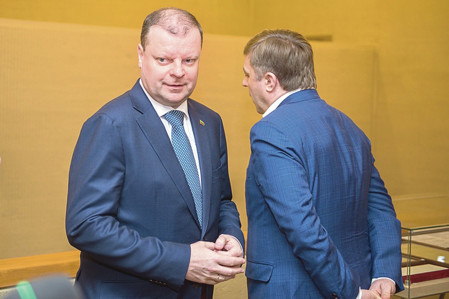 Po praėjusių Seimo rinkimų vienybę rodę R.Karbauskis ir S.Skvernelis dabar vis dažniau nepanašūs į bendražygius.