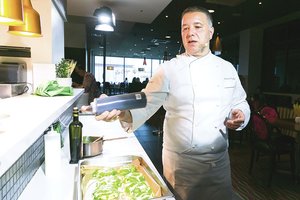 Italo gaminami patiekalai valgytojų akivaizdoje virsta meno kūriniais