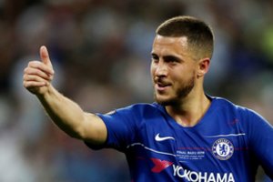 „Chelsea“ į pergalę vedęs E. Hazardas jautriai atsisveikina: „Atėjo metas pokyčiams“