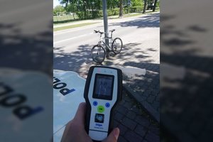 Rekordas? Antrą mėnesį geriantis dviratininkas Palangoje pripūtė 5,31 prom.