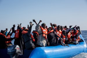 Italija ir Malta gelbėjo į nelaimę Viduržemio jūroje patekusius migrantus