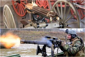 Iš ginkluotės istorijos: kodėl šie kulkosvaidžiai turi daug vamzdžių?