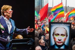 Sužinojęs, ką su jo biografiniu filmu padarė rusai, Eltonas Johnas įsiuto