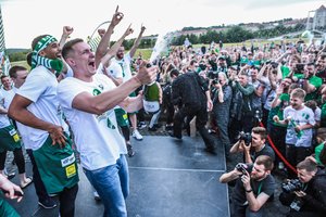 Pergalingas „Žalgirio“ šėlsmas: be prašomų keiksmažodžių, tačiau su „brendu“ 