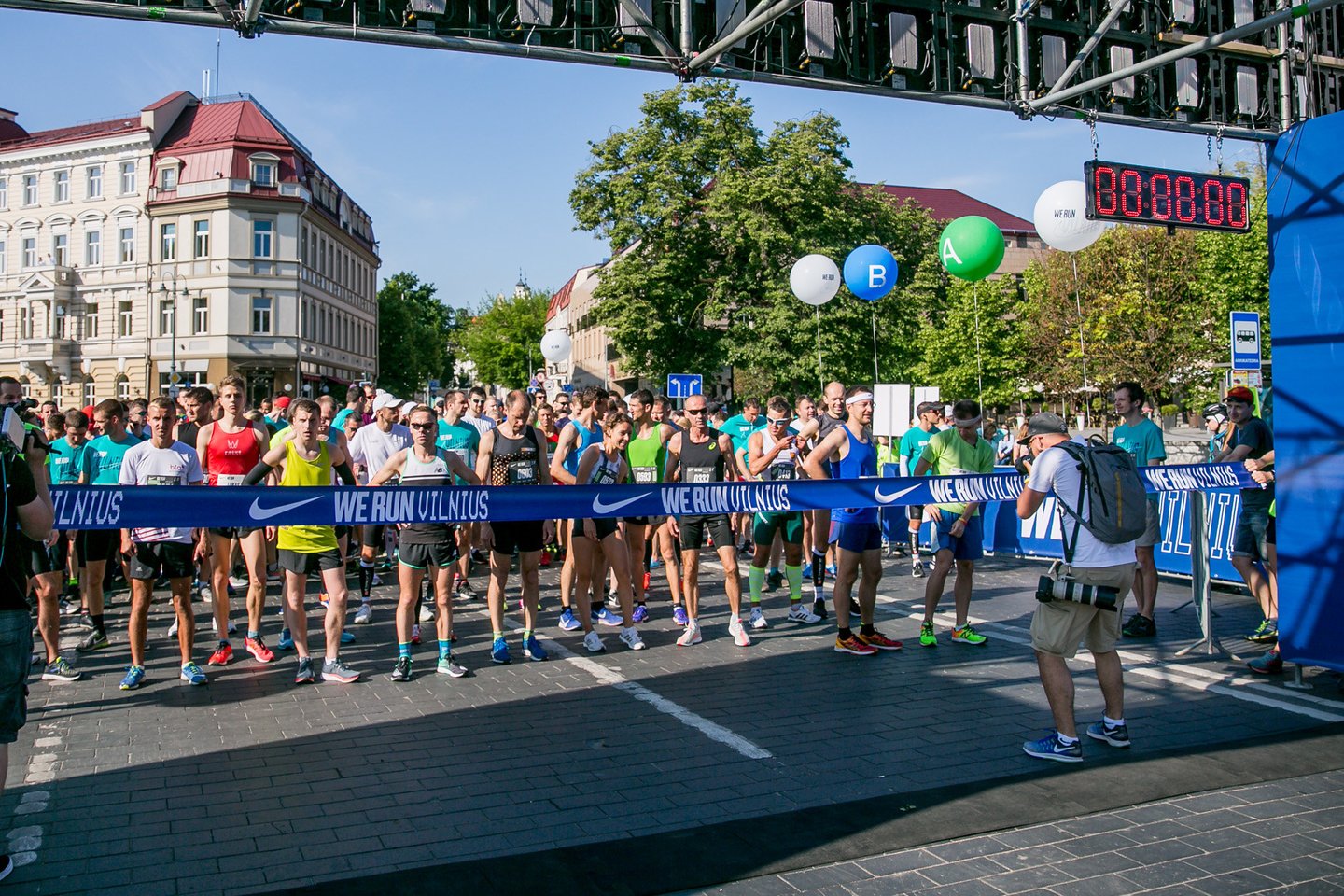 Vilniuje įvyko bėgimo šventė.<br>D.Umbraso nuotr.