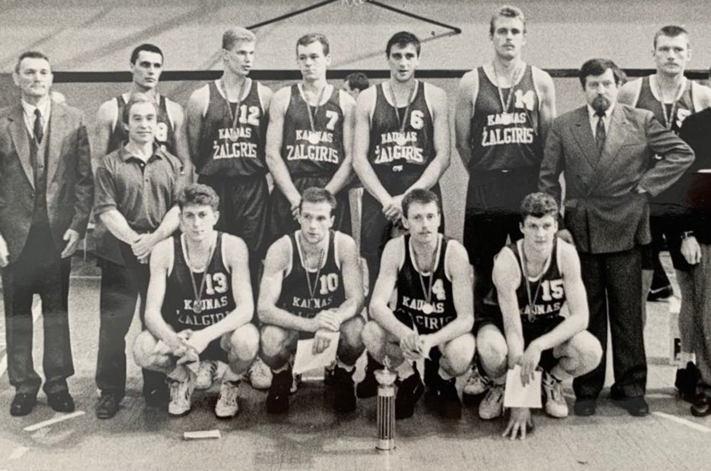 Iki LKL įkūrimo buvo surengti trys Lietuvos krepšinio čempionatai, kuriuose aukso medalius iškovojo Kauno „Žalgirio“ krepšininkai.<br>LR archyvo nuotr.