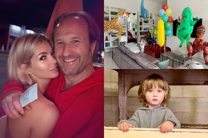 Marius Balčiūnas-Weisberg su žmona Natalija Bardo pirmą kartą parodė trimetį sūnų