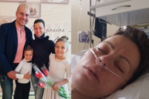 Vėžio iškankintos dviejų vaikų mamos vyras: „Ji yra stipriausias mano sutiktas žmogus“