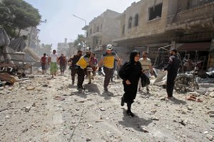 Sprogdinimo Sirijos šiaurės vakaruose aukų padaugėjo iki 19