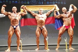 Dėl dopingo vartojimo diskvalifikuotas kultūristas N. Bružas tapo Europos čempionu