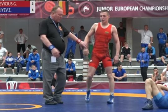 Du lietuviai Europos jaunimo imtynių čempionate užėmė penktąsias vietas