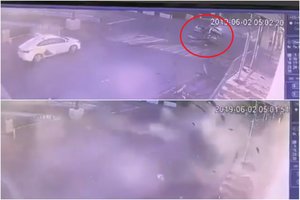 200 km/val. greičiu su BMW į avariją patekę vyrai pasijuokė iš likimo