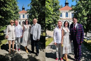 Žinomos poros koralinių vestuvių puotoje – ir Eglės Valančiūnienės tėvai, ir Rytis Cicinas