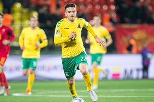 Futbolo rinktinės kapitonas F. Černychas: „Norėčiau sūnaus gimimą pažymėti įvarčiu“