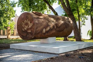 Šalia senųjų Vingrių šaltinių Vilniuje pastatyta išsiuvinėta talpykla – „Vandens lelijos“