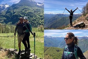 Asta Valentaitė su mylimuoju britų milijonieriumi laiką leido Šveicarijoje: kopė į kalnus