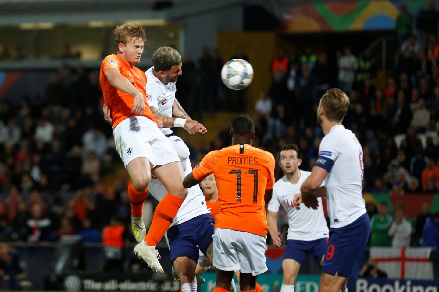  Anglijos rinktinė nesugebėjo prasibrauti į Tautų lygos finalą, po pratęsimo pralaimėjusi olandams pusfinalyje<br> Scanpix.com nuotr.