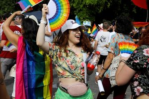 Tūkstančiai žmonių dalyvavo homoseksualų parade Jeruzalėje