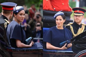 Pirmagimio susilaukusi Meghan Markle pirmą kartą pasirodė viešumoje