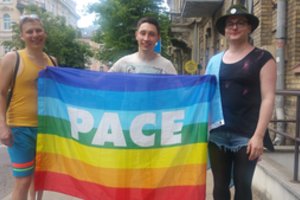 „Baltic pride“ eitynėse žygiavo ir žinomi homoseksualai – pabėgėliai iš Rusijos 