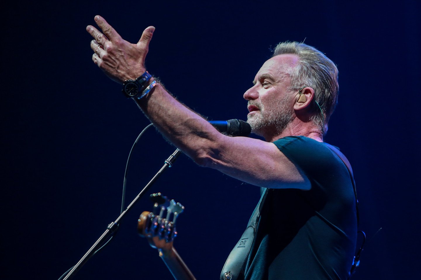  Kaune koncertavo pasaulinio lygio muzikos žvaigždė Stingas.<br> G.Bitvinsko nuotr.
