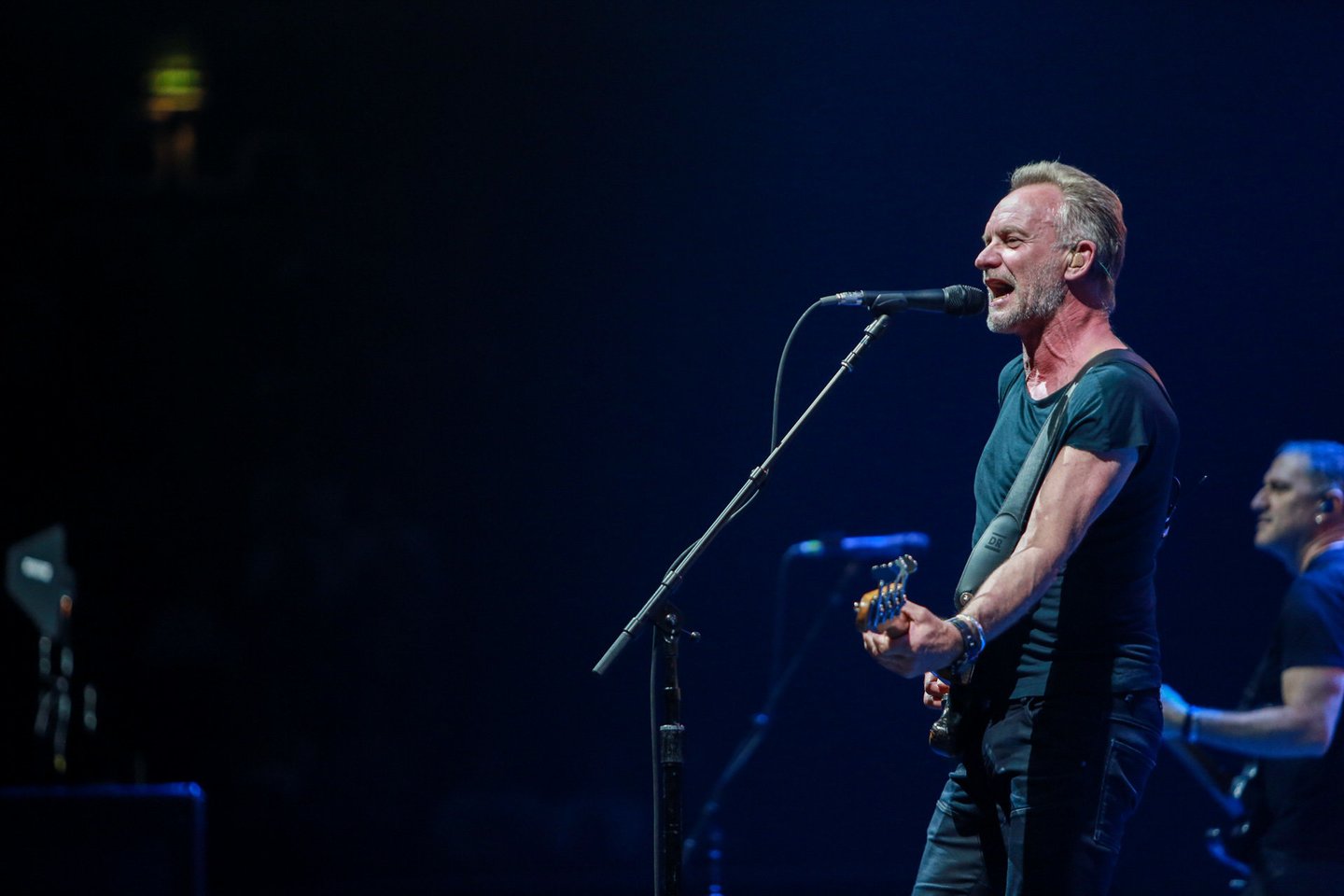  Kaune koncertavo pasaulinio lygio muzikos žvaigždė Stingas.<br> G.Bitvinsko nuotr.