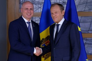 ES pasirengusi bendradarbiauti su demokratiškai teisėta Moldovos vyriausybe