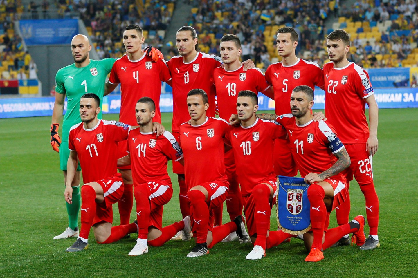Serbija praėjusiame Europos atrankos turo mače Lvove beviltiškai nusileido Ukrainai 0:5<br> Scanpix.com nuotr.