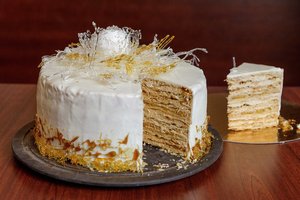 Druskininkų tortų turnyras: tortas „Trykštantys druskos šaltiniai“