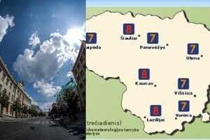 Per karščiausias dienas – pavojingi reiškiniai iš dangaus: geriau likite patalpose