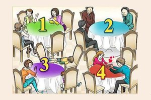 Prie kurio staliuko nė už ką nesėstumėte? Štai ką tai reiškia