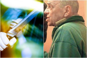 Už žmogžudystę jau teistas vyras žmonai peiliu braukė per kaklą: teismas neįžvelgė pasikėsinimo