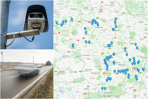 Paskelbė, kur stovės 100 naujų vidutinio greičio matuoklių: pasitikrinkite, ar bus šalia jūsų