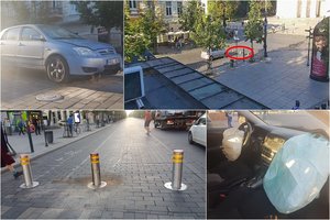 Vilnietė žada kovoti: sudaužytos mašinos ir prarasta sveikata miesto tvarkytojų neskatina tobulėti