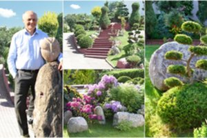 Žinomo verslininko namų kiemas užburia iš augalų sukurta pasaka